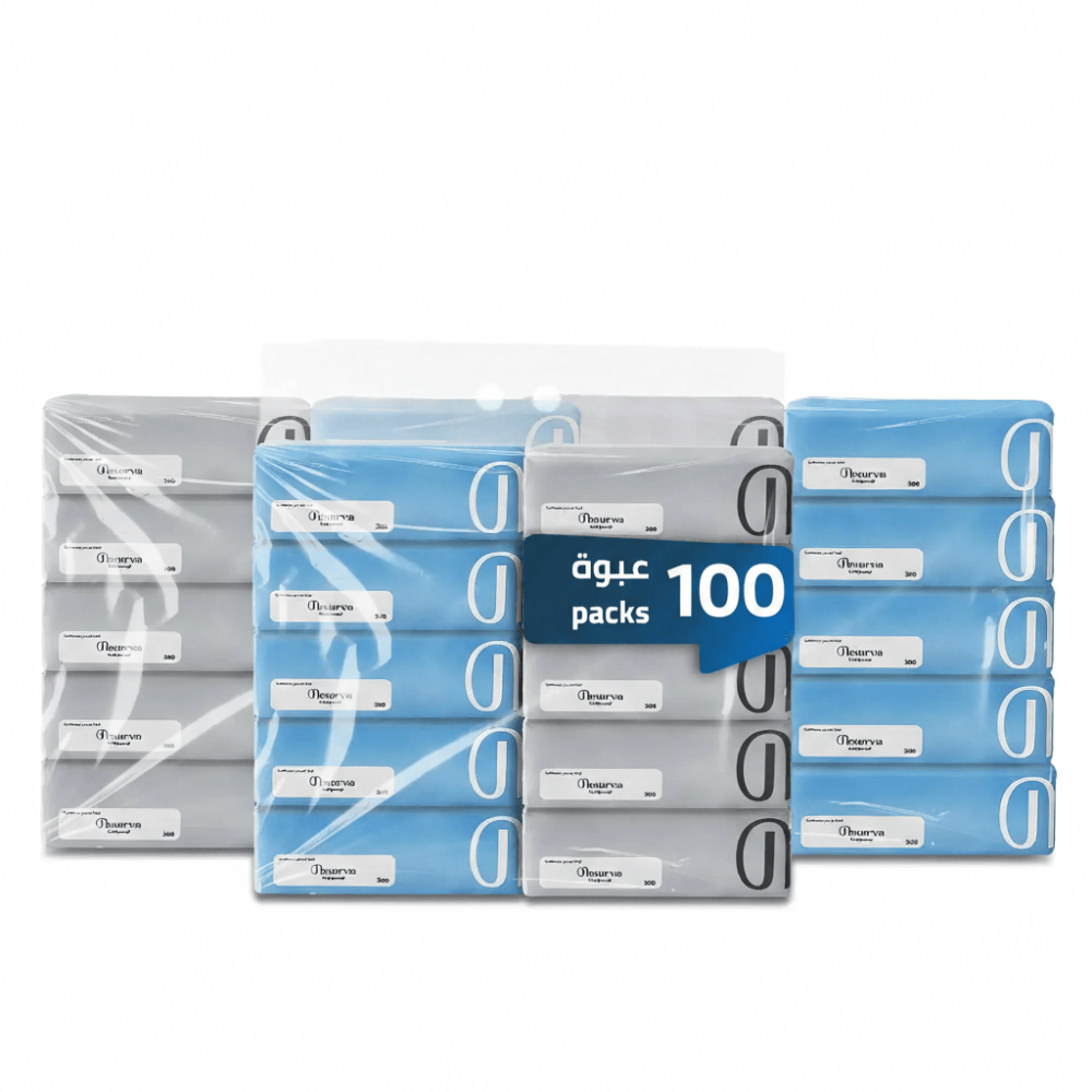بكج يوم التأسيس: 100 عبوة مناديل نيورفا