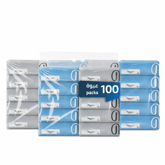 بكج يوم التأسيس: 100 عبوة مناديل نيورفا