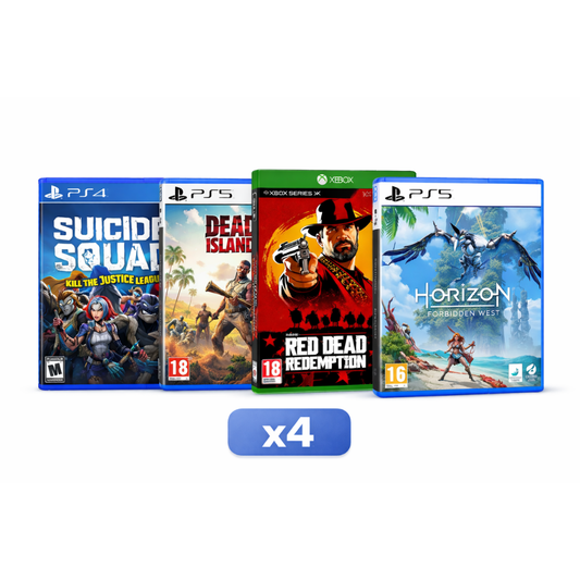 باك ألعاب فيديو متنوعة (4 ألعاب)